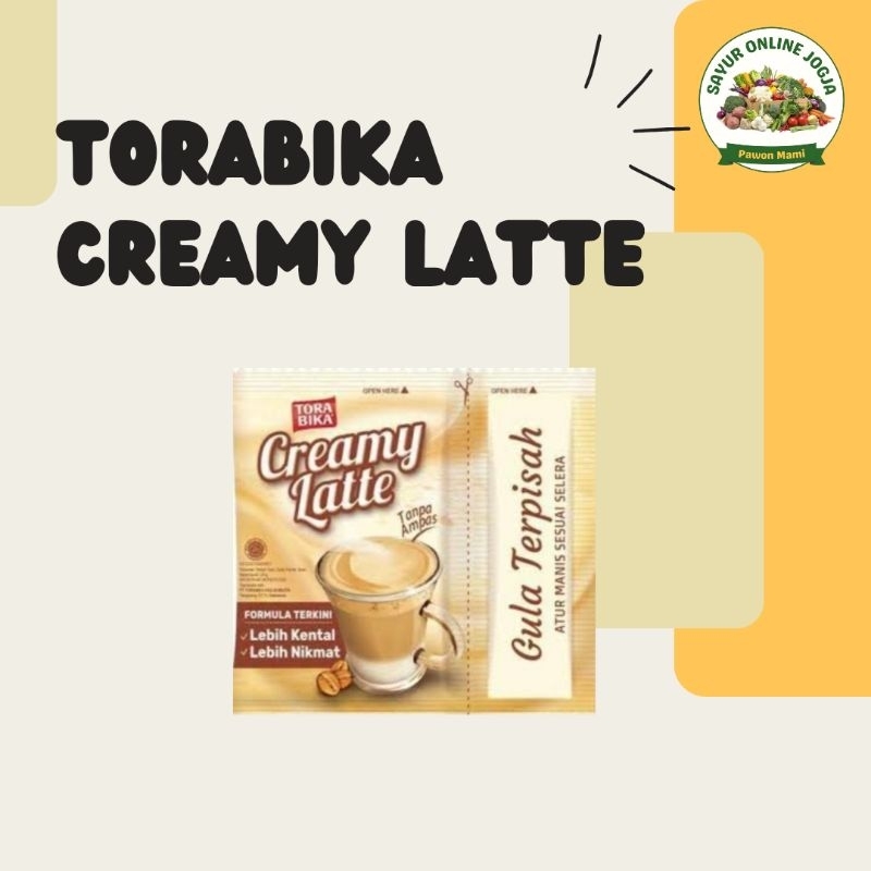 

Torabika creamy latte sachet - PAWON MAMI SAYUR ONLINE JOGJA