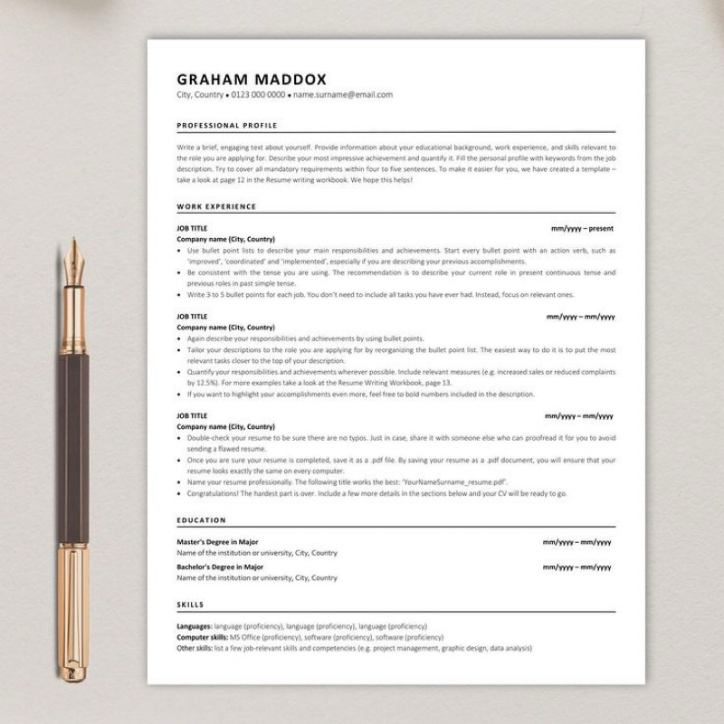 Jasa Pembuatan CV ATS-friendly