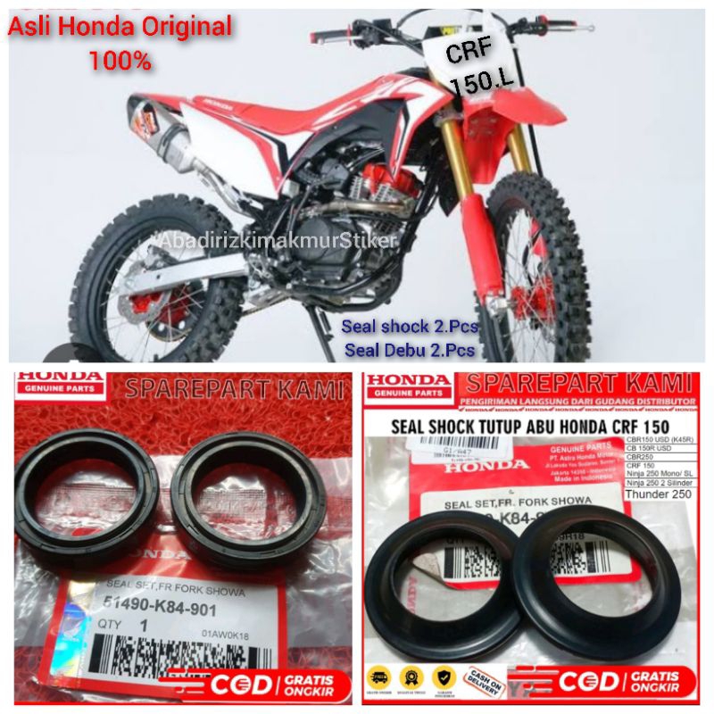 Original CRF 150.L (4.Pcs) Seal Shock Sil Fork Showa USD Code 51490-K84-901