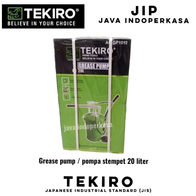 TEKIRO AU-GP1012 POMPA GREASE 20 LTR / ALAT POMPA GEMUK STEMPET / GREASE PUMP