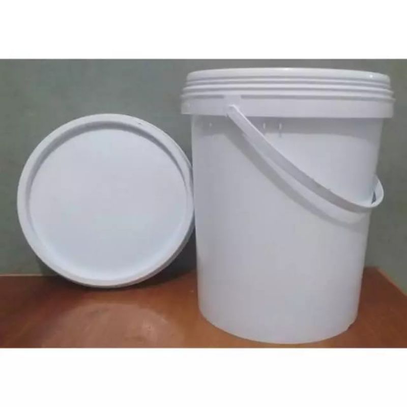 ember bekas cat 25kg bersih+ tutup