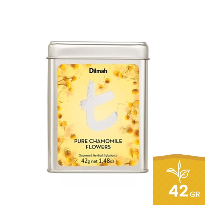 

Dilmah T-Med Caddy Pure Camomile Flowers 42gr - Loose Tea - Daun Teh Kering