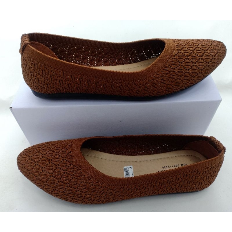 Flatshoes Rajut Bahan Import  Wanita