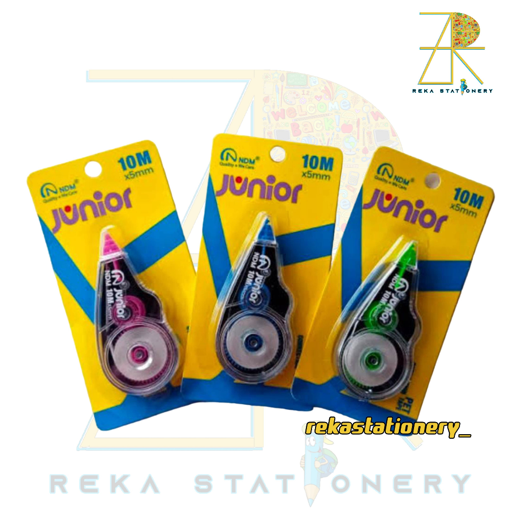 

Correction Tape NDM - Praktis dan Efektif, Harga per Pcs