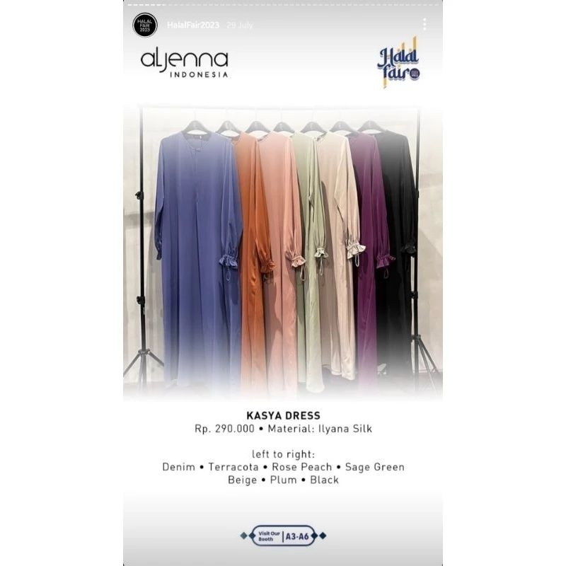 Preloved Kasya Gamis Aljenna Ilyana Silk Teracotta Size S