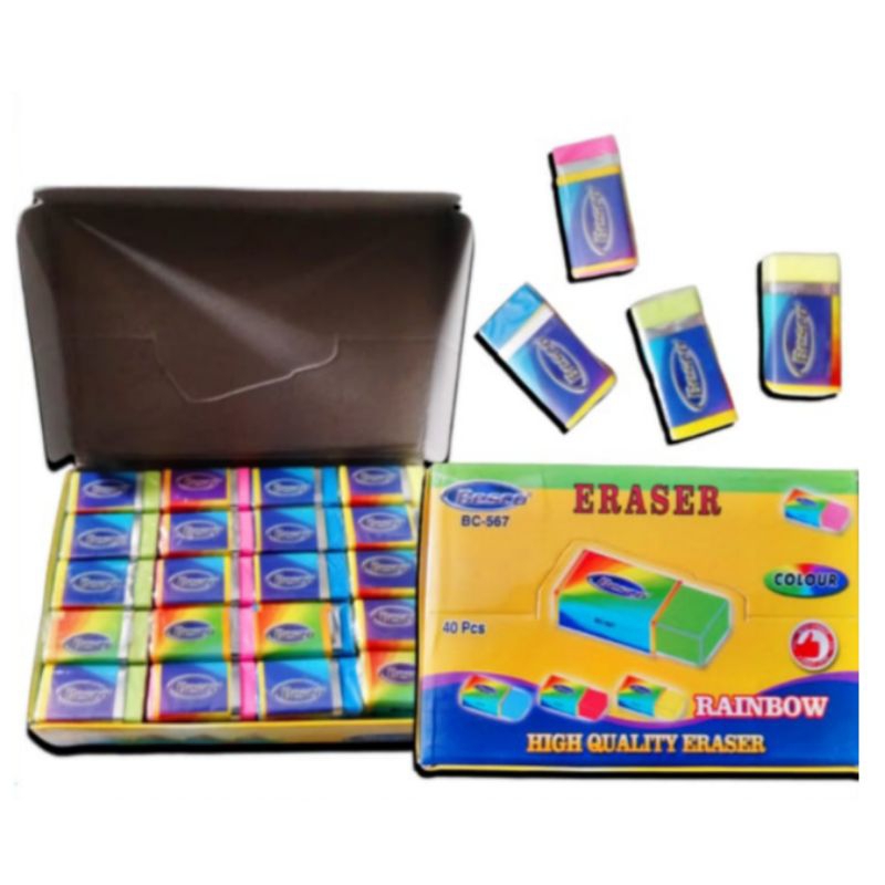 

5 Pcs Penghapusan Warna Besco Bc-567/Penghapus Murah/Penghapusan Pensil/Eraser
