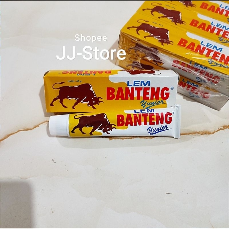 

LEM BANTENG TUBE 40 GR | LEM BANTENG YUNIOR ODOL PER PCS