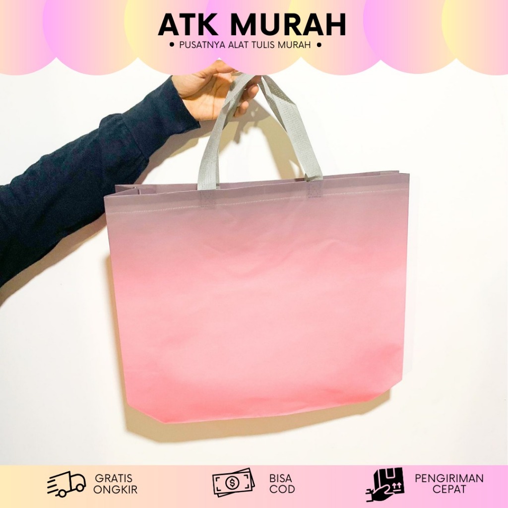 

Tote Bag Spunbond Kain T-1276 GOODIEBAG SPUNBOND RANDOM UKURAN SEDANG BESAR 43x32x10 RANDOM Tas Belanja / Motif Premium Kantong Jumbo Tas Kado Kantong Hamper bagus