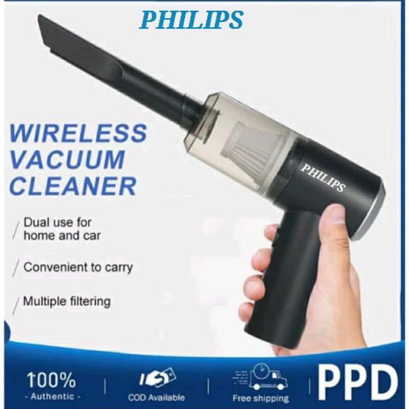 PHILIPS Vacuum Cleaner 180000PA Vakum 5in1Penghisap Debu Mobil Wireless Kasur Penyedot Debu