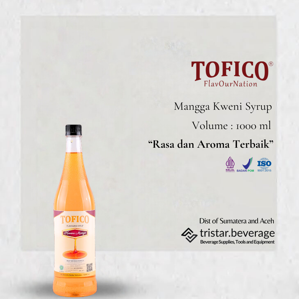 

RECOMMENDED - Sirup Premium Rasa Mangga Kuweni / Kweni Mango - Tofico Syrup 1 Liter