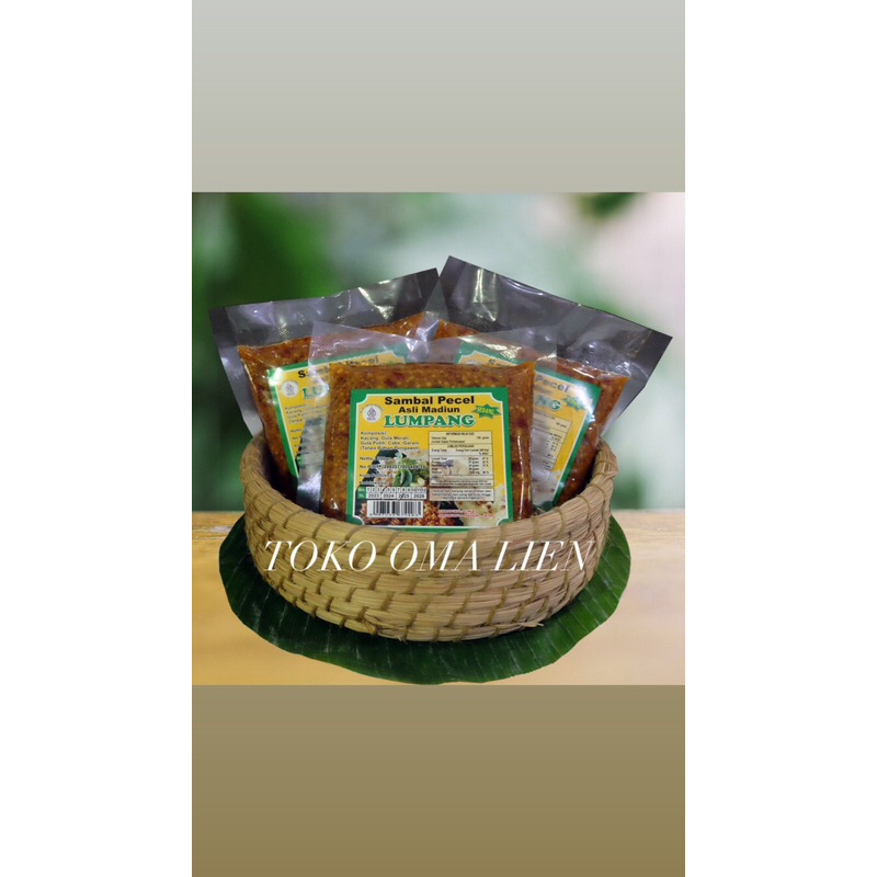 

Sambal Pecel Lumpang Asli Madiun Pedas Sedang 200gr