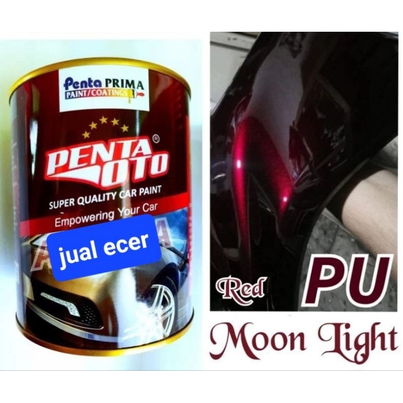 Cat Polyurethane Moon Light Red Blue Green Violet Tosca Pink Gold Penta Oto Cat Pu Merah Biru Hijau 