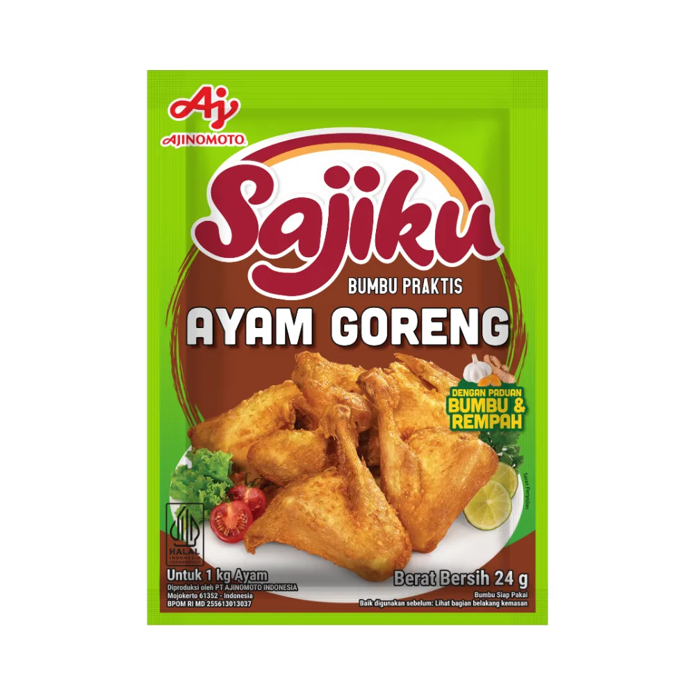 

ajinomoto bumbu ayam goreng sajiku 24gr