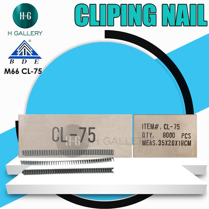 

CL75 - STAPLES MATRAS SPRING BED / ISI STAPLES TEMBAK CL 75 - 8.000 PCS *S