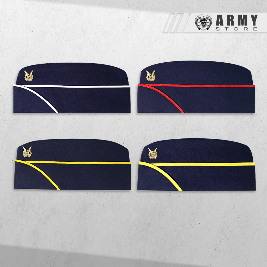 Topi mut TNI AU + emblem / topi bivakmut TNI AU