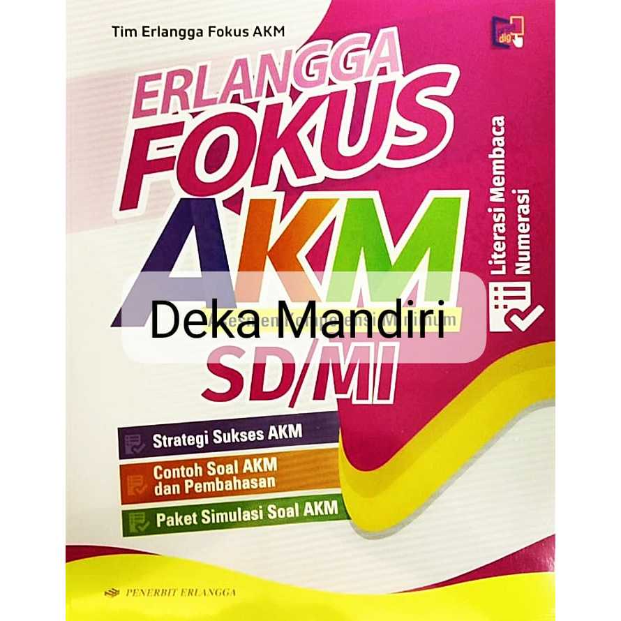 Buku Erlangga Fokus AKM SD/MI Kurikulum Merdeka -Erlangga