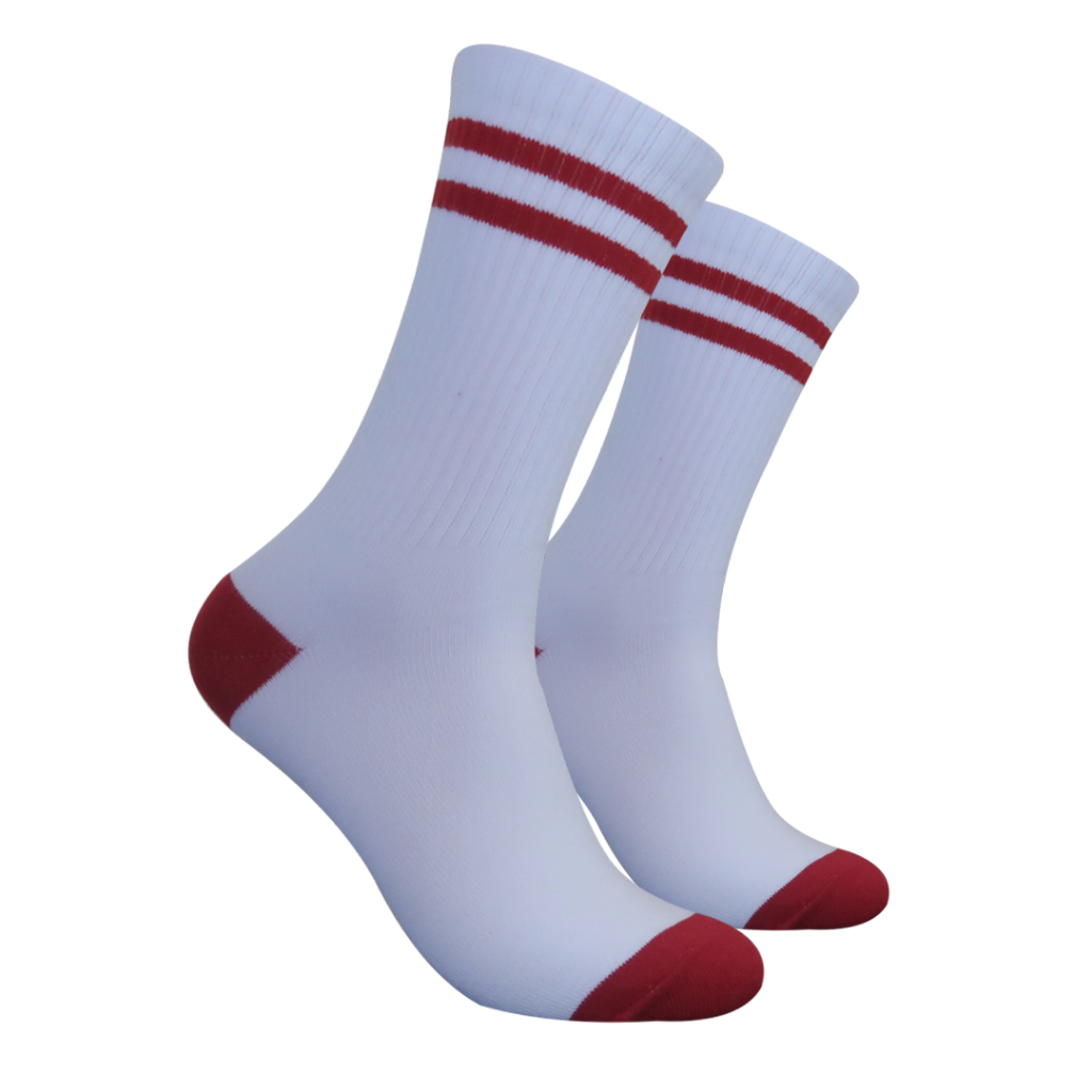 Kaos Kaki Oldschool - Kaos Kaki Skate - Motif Garis G28 - 4LAYER BENANG