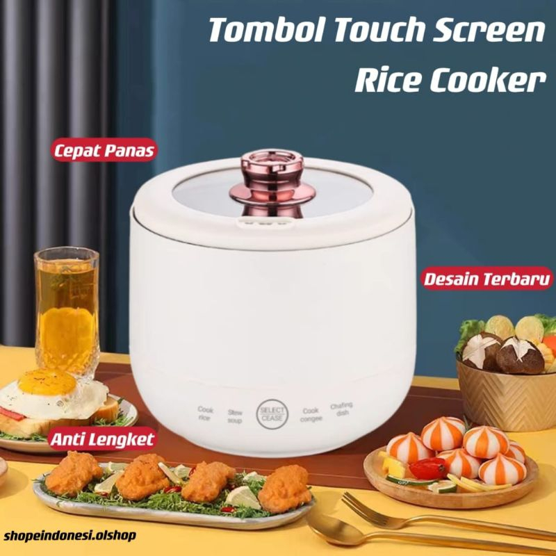 Rice Cooker Magic Com Portable Anti Lengket  Travel Version  Rice Cooker 1.8 Liter