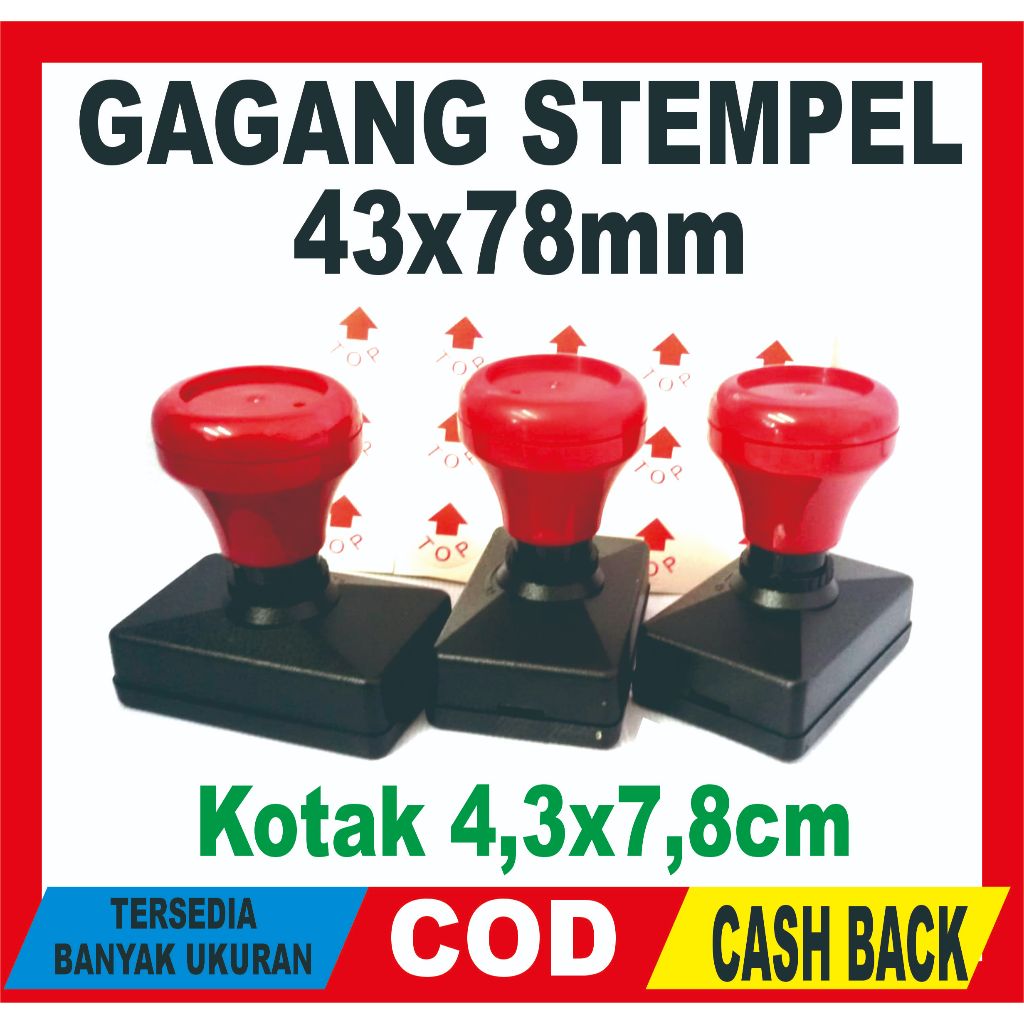 

gagang stempel panjang 78mm