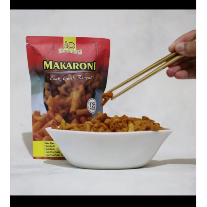 

MAKARONI NUSA SARI MINIM BELI 2 PCS(bisa mix dengan cemilan lain)
