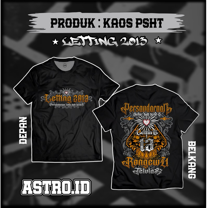 Kaos Letting PSHT 2013 - 2018