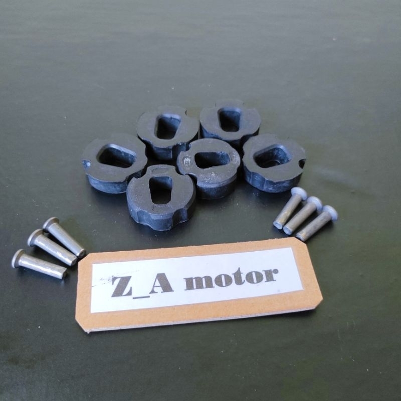 Karet Rumah Kopling Plus Paku Kawasaki Kaze Kaze-R Blitz-R Blitz-Joy Zx-130 Komplit