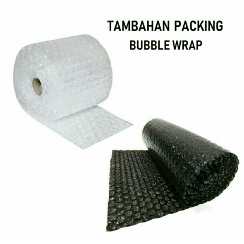 

Bubble wrap packing tambahan untuk keamanan pengiriman produk