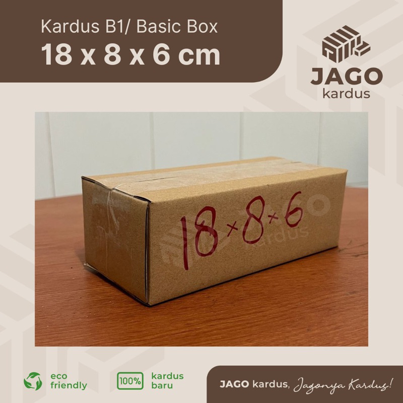 

Kardus Box Baru Polos Uk 18x8x6