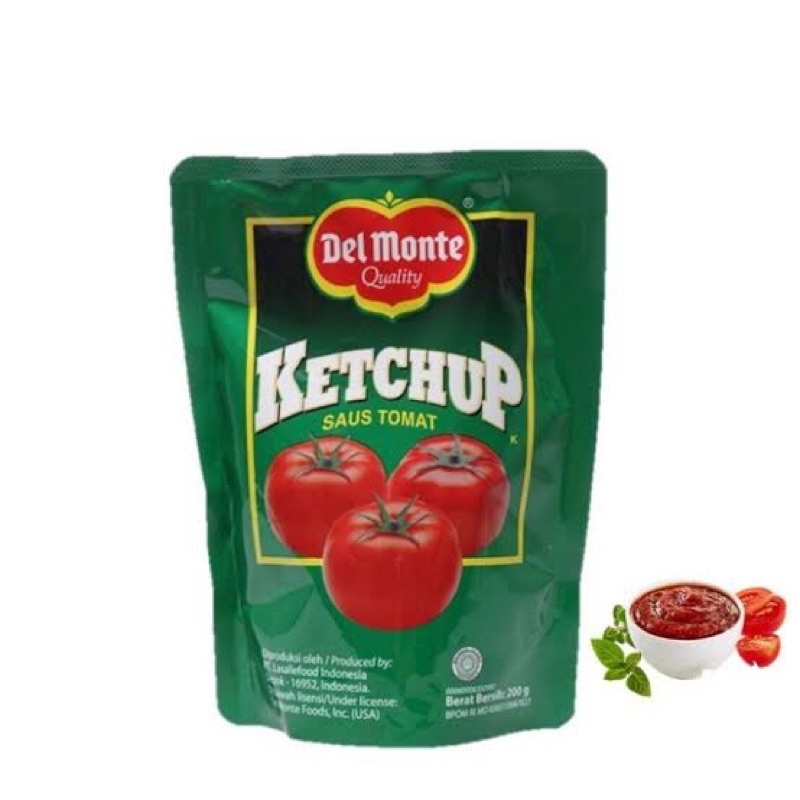 

Delmonte saus tomat pouch 200gr
