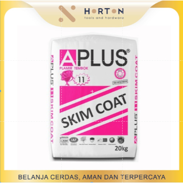 Plamur Tembok APLUS Skim Coat Sak 20kg / Plamir A Plus Skimcoat 20 KG Zak