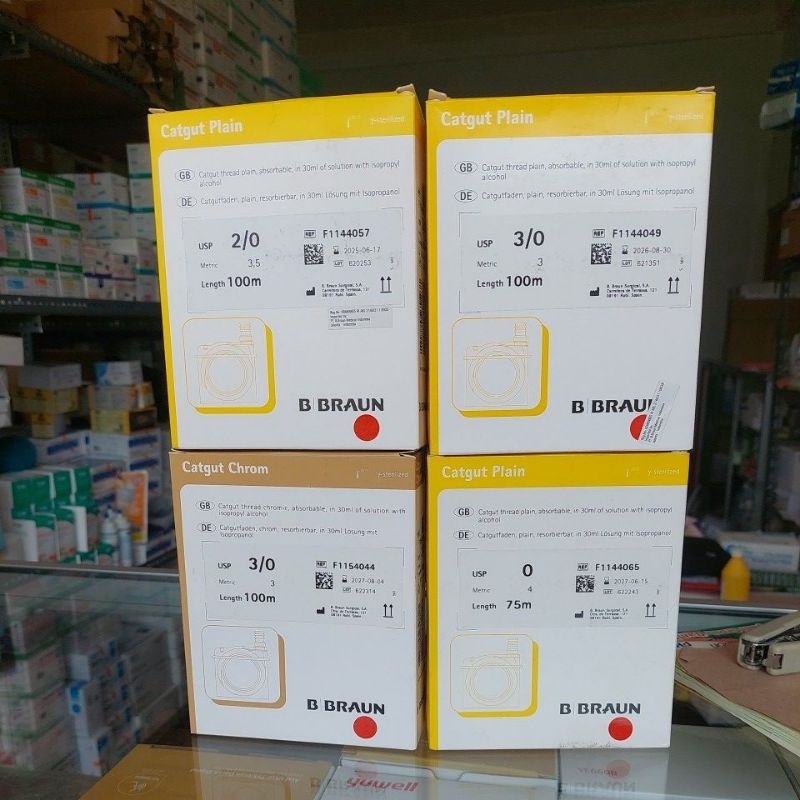 Catgut Plain dan Chromik Bbraun