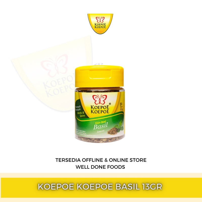 

Koepoe Koepoe Basil Leaves 13gr