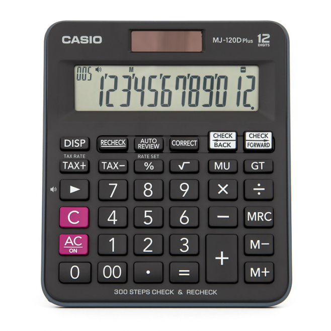 

Kalkulator Casio MJ-120D Plus.