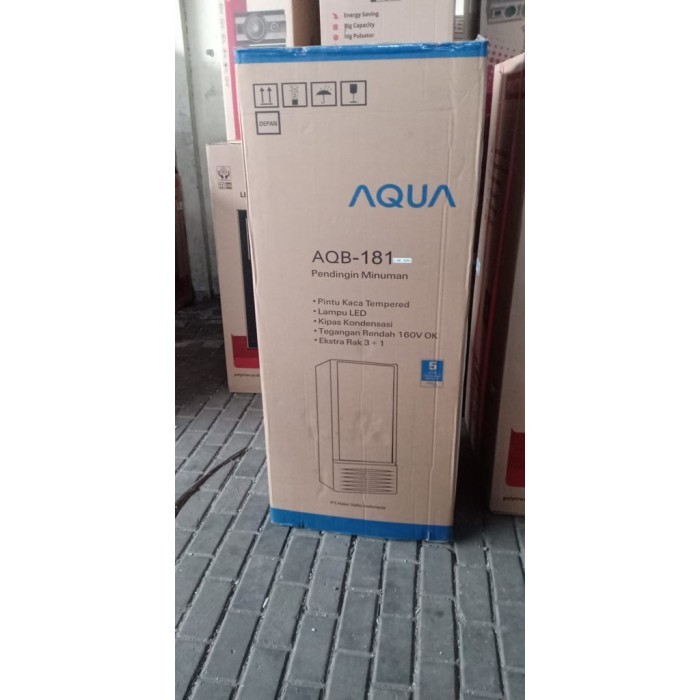 SHOWCASE AQUA AQB-181 DISPLAY COOLER 4 RAK - 165 L BATAM
