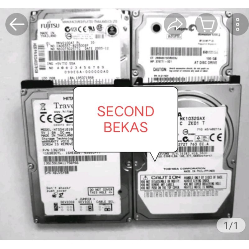 hardisk ide external 2.5inch 40gb/60gb/90gb hardisk external ide jarum male