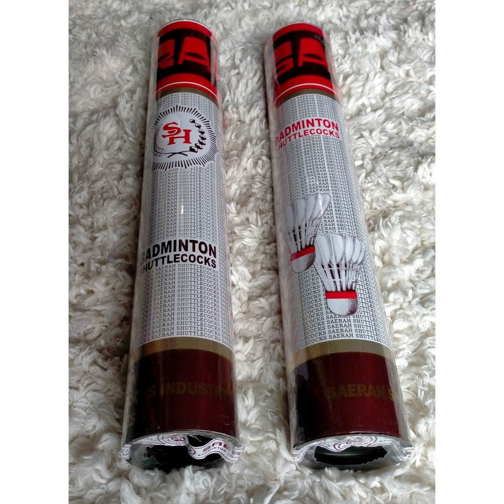 SHUTTLECOCK BADMINTIN SAERAH COKLAT / KOK BULUTANGKIS SAERAH COKLAT