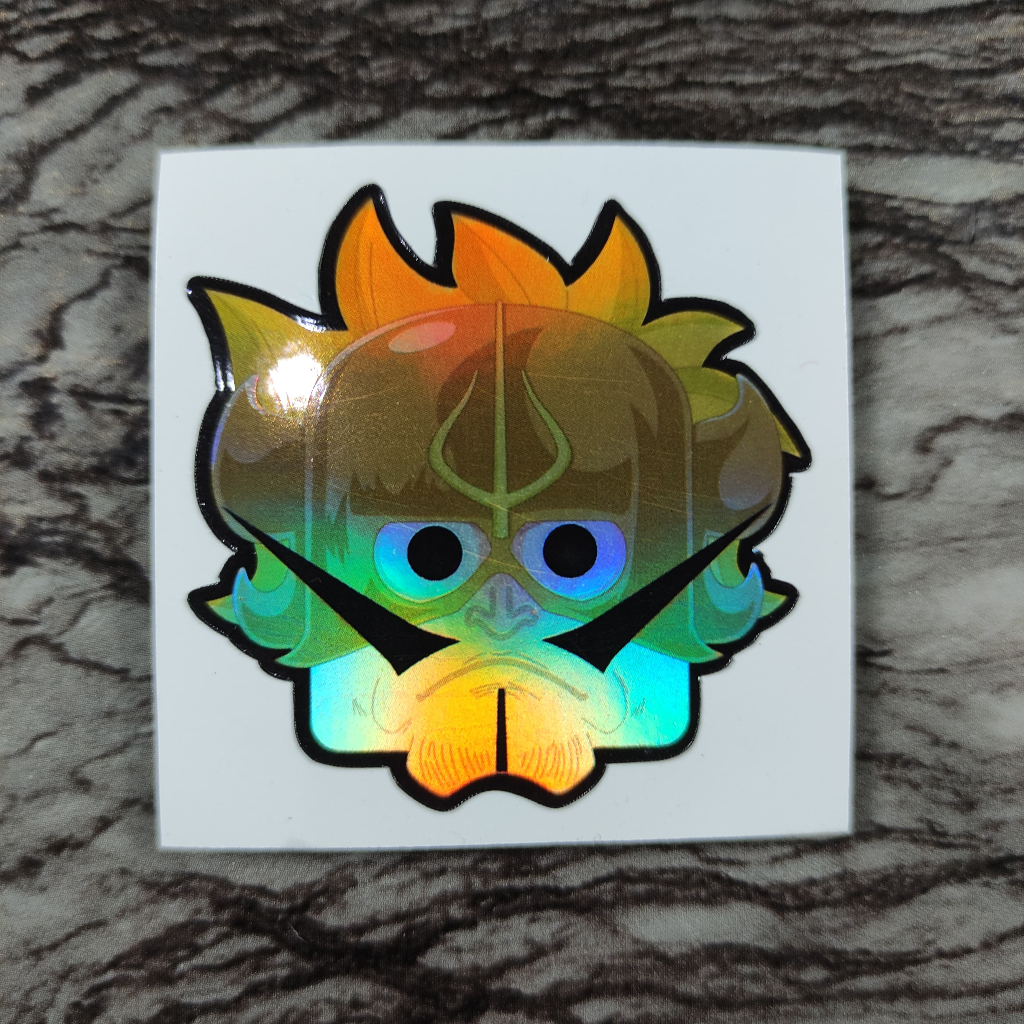 

Stiker Hologram One Piece Judge Square