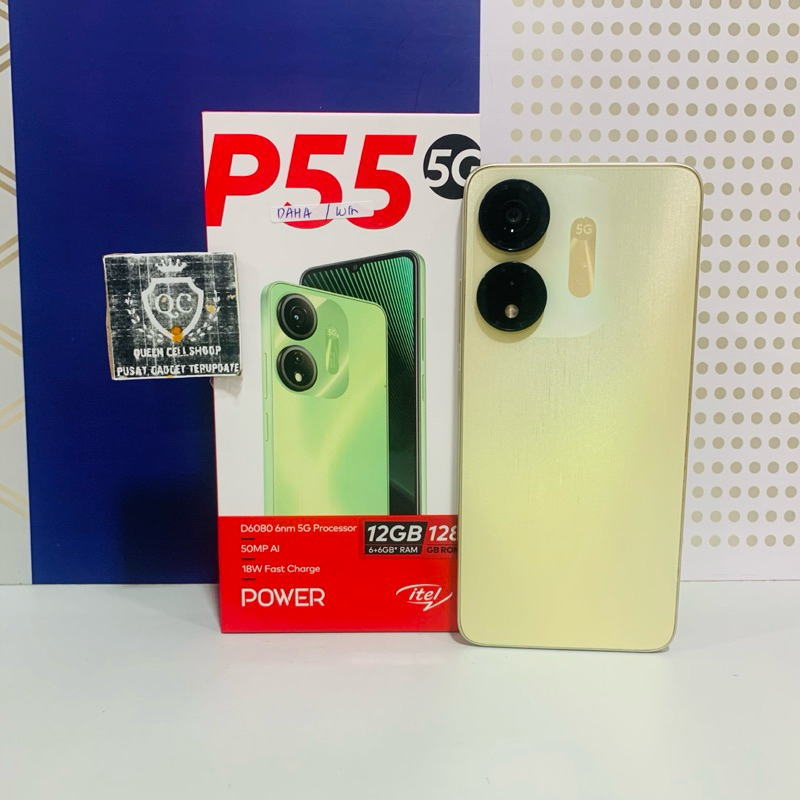 ITEL P55 5G 6/128GB SECOND FULLSET