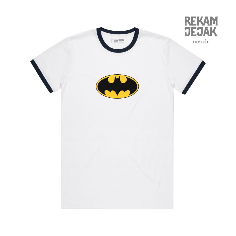 KAOS VINTAGE BATMAN | KAOS RINGER BATMAN | KAOS BATMAN | REKAMJEJAKMERCH