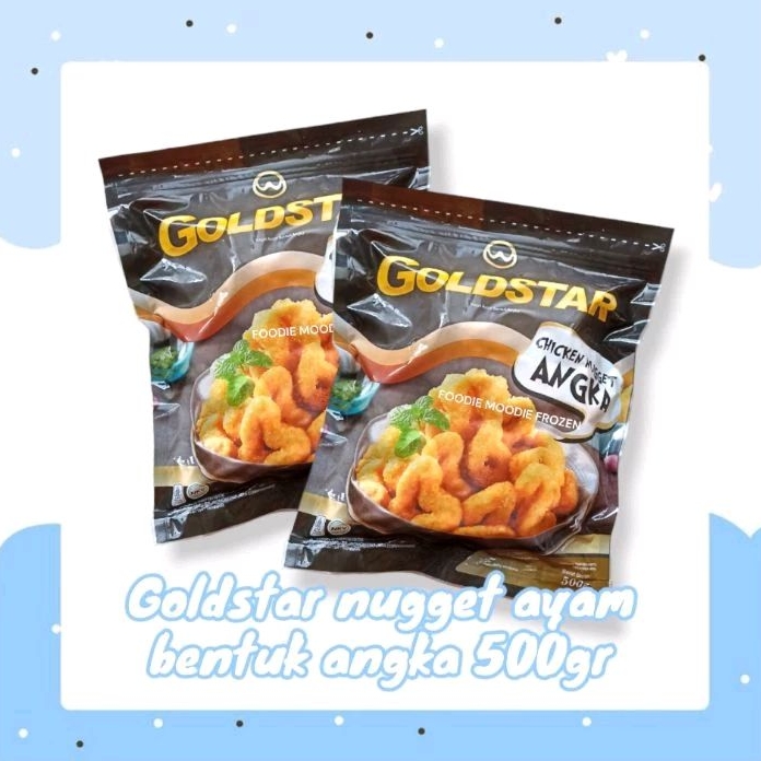 

Goldstar Chicken Nugget Angka 500gr