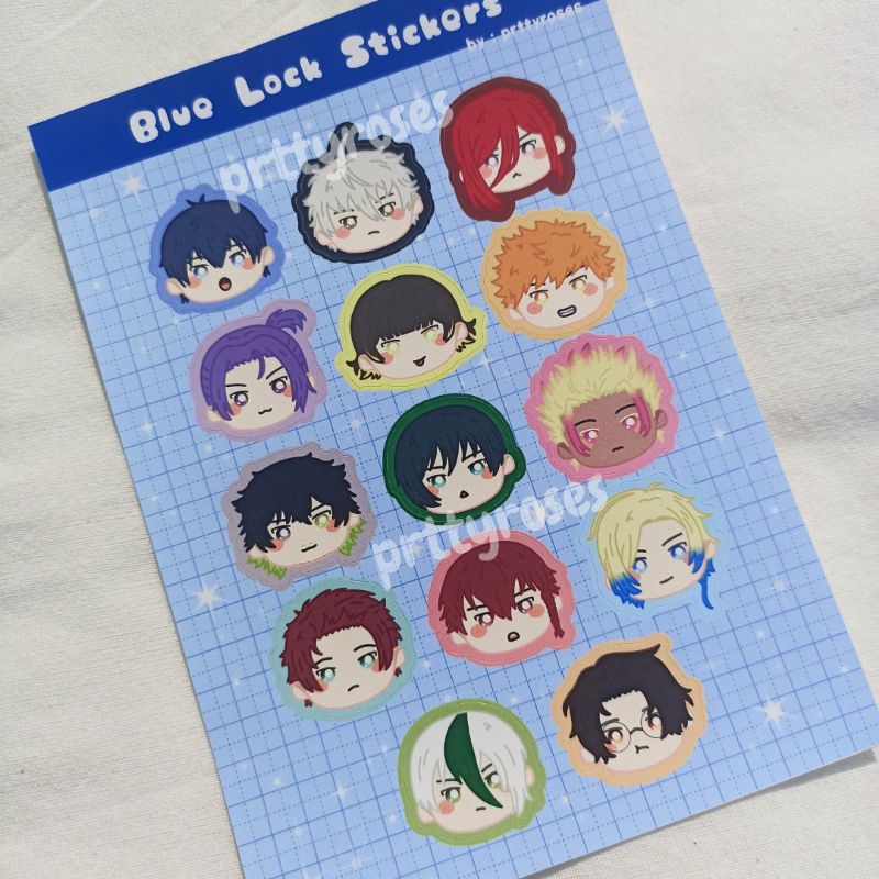 

Anime Sticker Sheet (A6) | Jujutsu Kaisen Blue Lock | by prttyroses