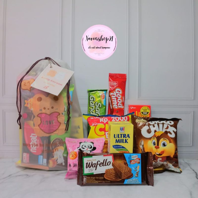 

NOB READY! Paket Snack Premium Kemasan Pouch Serut ( FREE CARD)