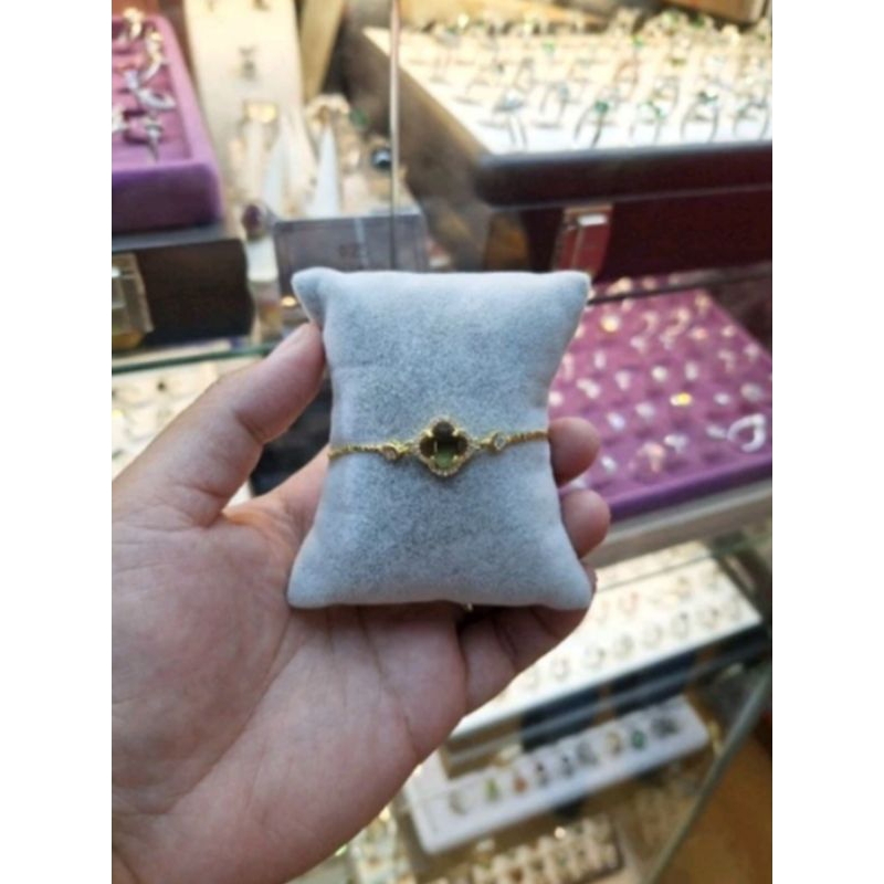 Kode A Gelang Silver Zultanite Turki Special Rose Gold Clover Edition 5,5 gram