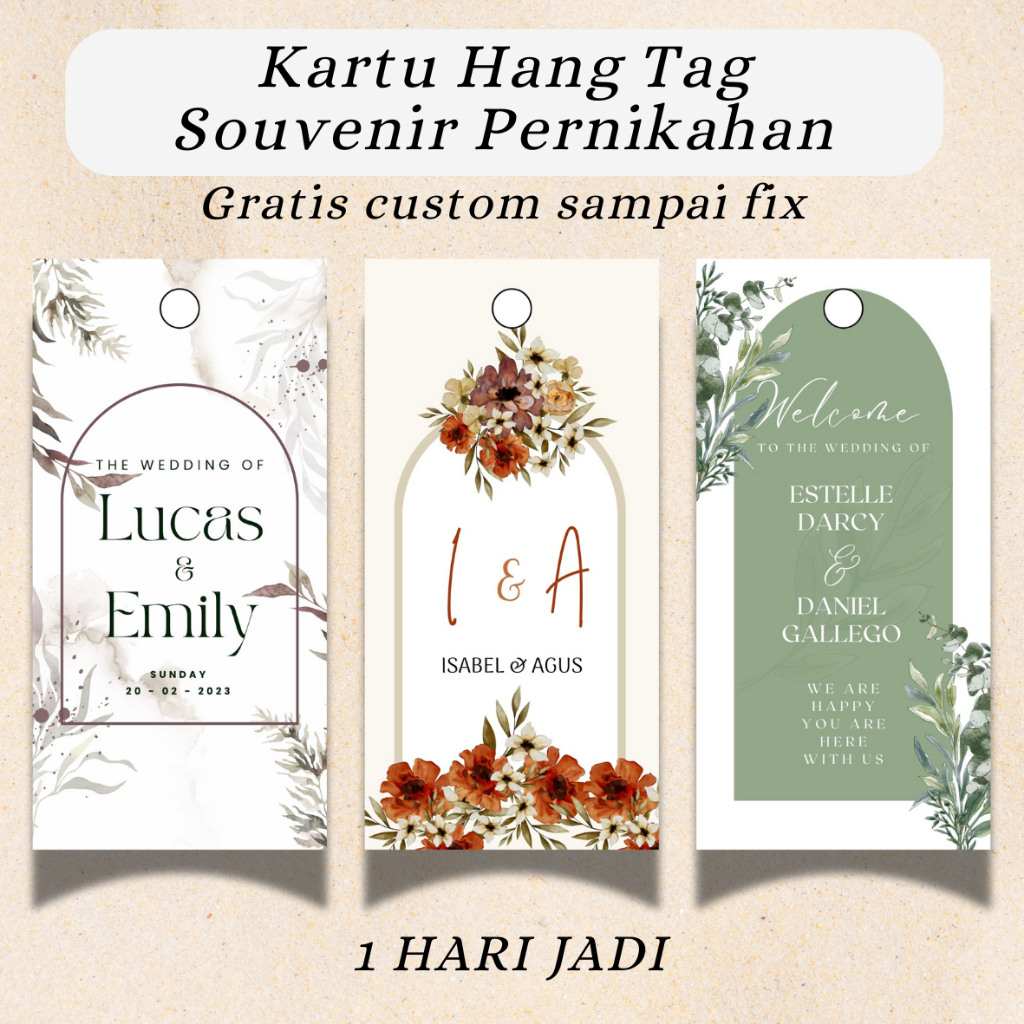 

HANGTAG SOUVENIR CUSTOM 1 HARI JADI , CETAK TAG SOVENIR