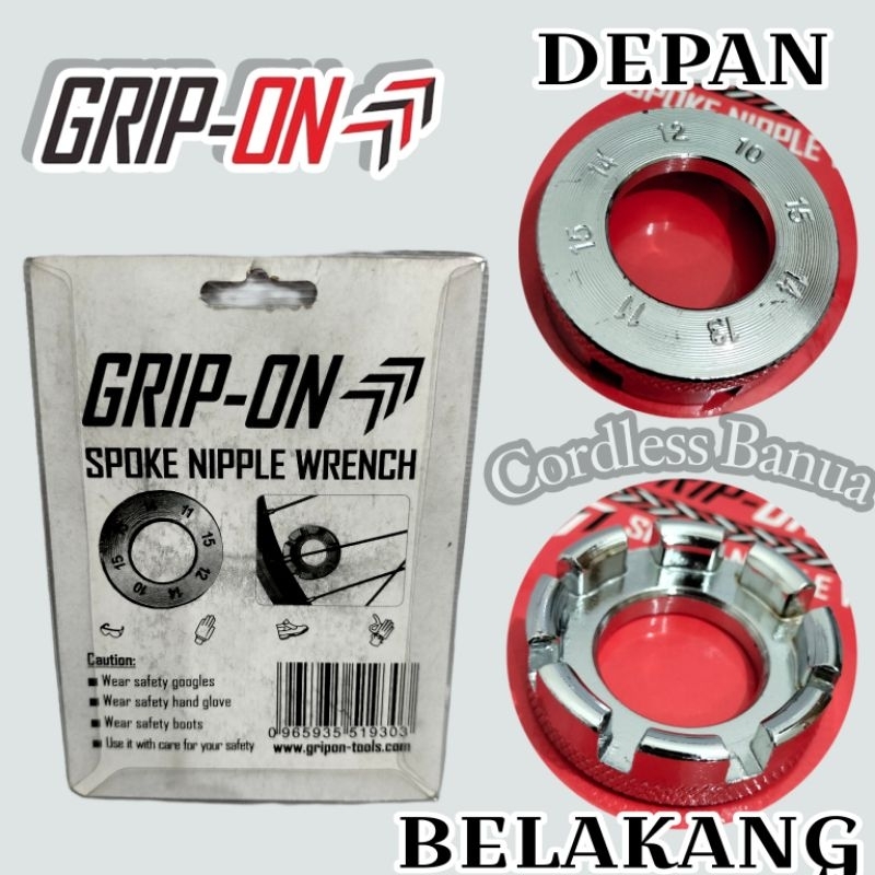 KUNCI STELAN RUJI "GRIP ON" ||KUNCI STEL JARI JARI SEPEDA MOTOR