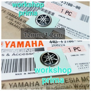 Emblem Kecil Stiker Sticker Logo Yamaha Timbul Spedometer Spidometer Mio M3 S Z Gear 125 Ori Ygp