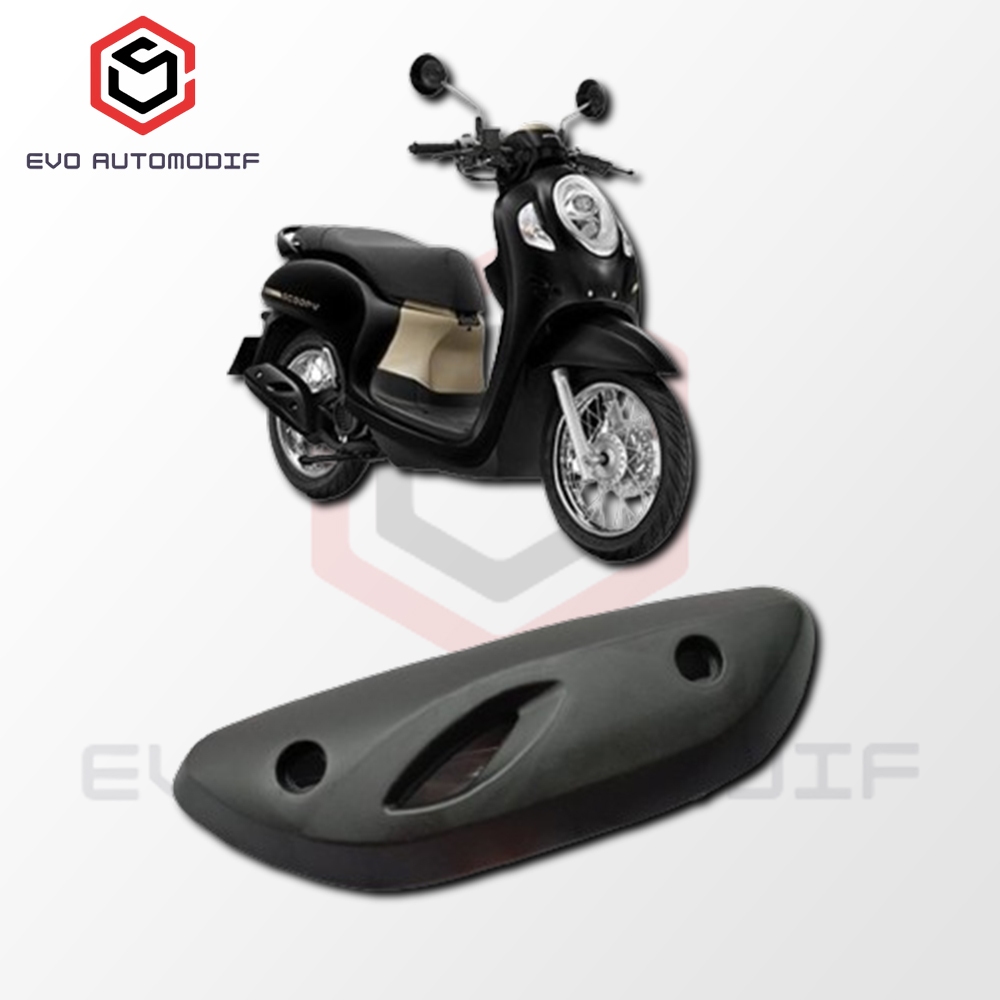 Cover Knalpot Scoopy 2023 Tameng Knalpot Scoopy 2023 Tutup Knalpot Scoopy 2023 Prestige 2020 - 2024