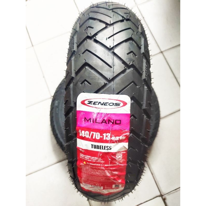BAN RING 13 BAN NMAX BELAKANG 140/70-13 ZENEOS MILANO TUBELESS