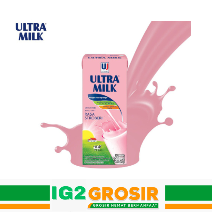 

Ultra Milk Strawberry 200ml