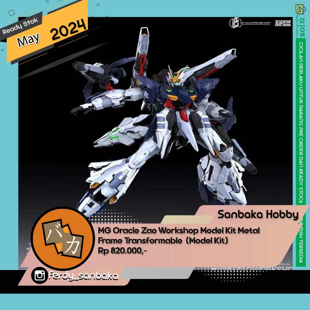 MG Oracle Zao Workshop Model Kit Metal Frame Transformable